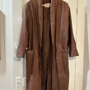 Pelle Studio VTG Leather Trench Coat